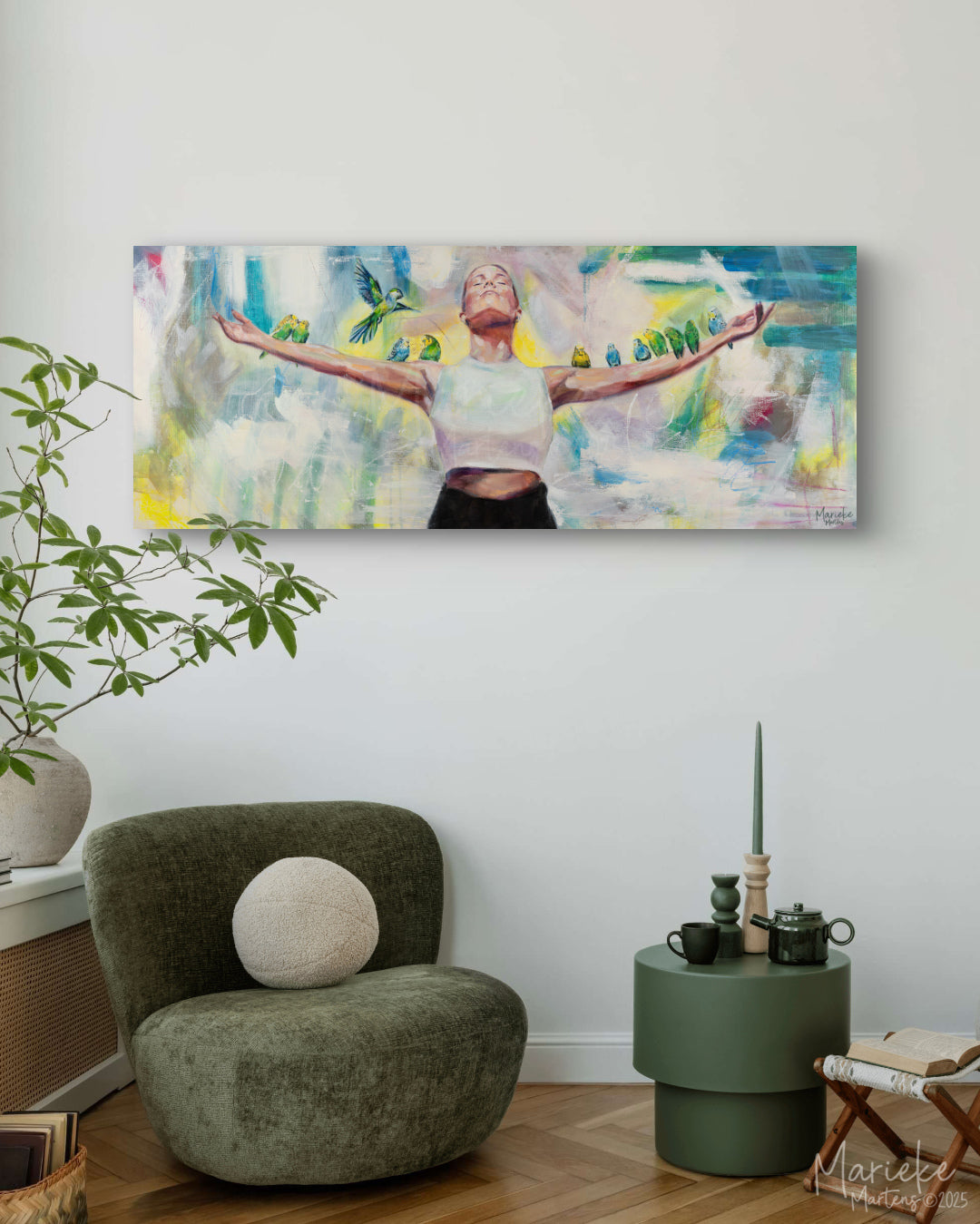 LIBERATION — Original Painting (Not for sale)
