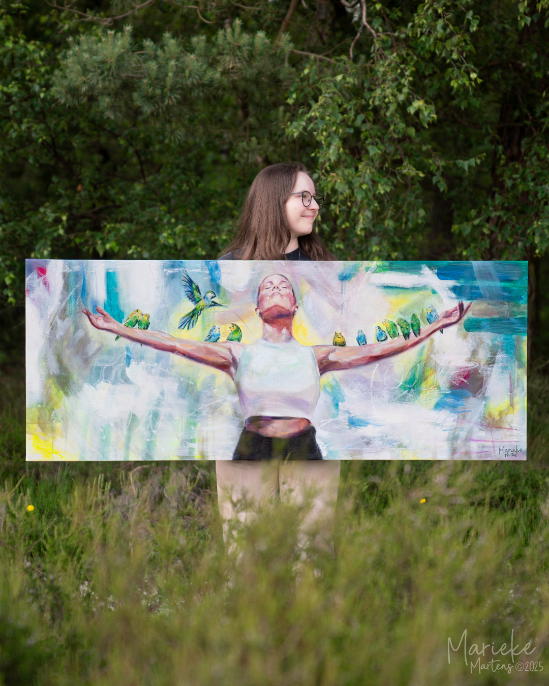 LIBERATION — Original Painting (Not for sale)